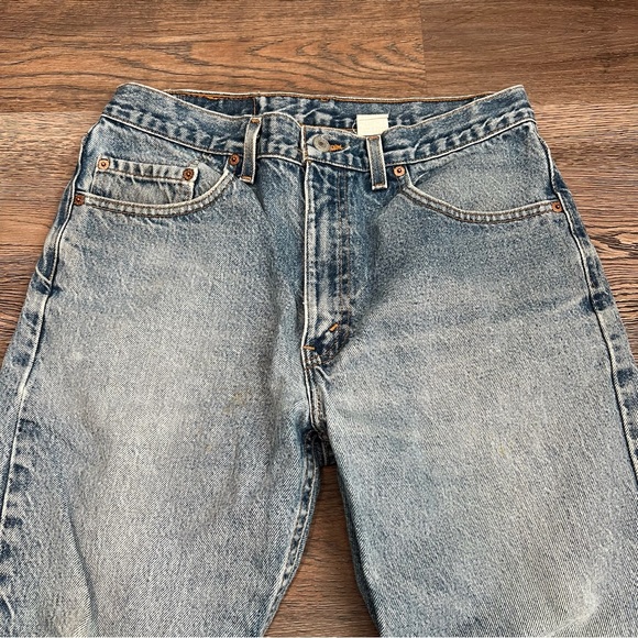 Vintage Levi's 505 Regular Fit Light Wash Jeans Waist 33 Length 32 - Picture 3 of 12